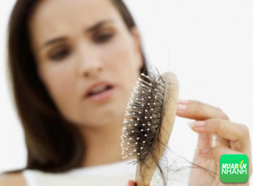 Người thiếu kẽm thường bị rụng tóc khá nhiều.